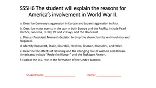 America's Involvement in World War II: Causes and Impact