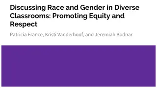 Fostering Equity and Respect in Diverse Classrooms Through Inclusive Texts and Discussions