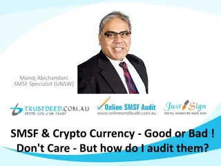 Audit Guidelines for SMSFs Investing in Crypto Currency