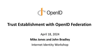 OpenID Federation for Trust Establishment