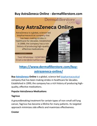 Buy AstraZeneca Online - dermafillerstore.com