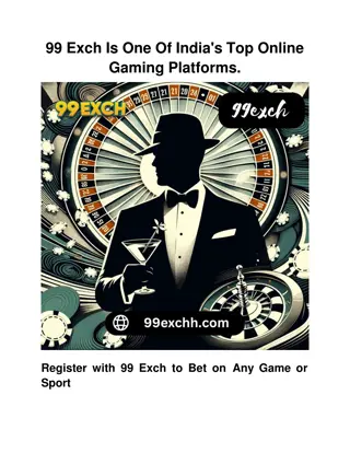 99 Exch Is One Of India's Top Online Gaming Platforms