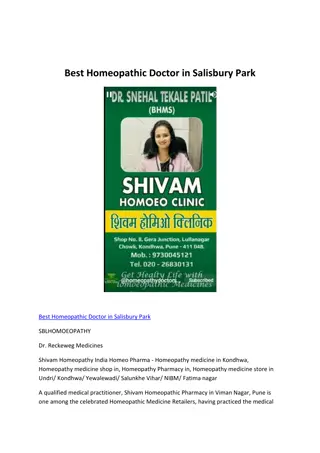 Best Homeopathic Doctor in Salisbury Park