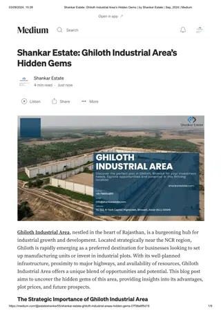 Shankar Estate_ Ghiloth Industrial Area’s Hidden Gems