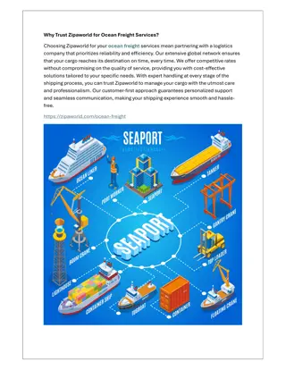 Why Trust Zipaworld for Ocean Freight Services?