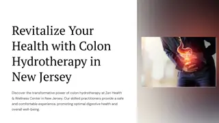 Expert Colon Hydrotherapy in New Jersey