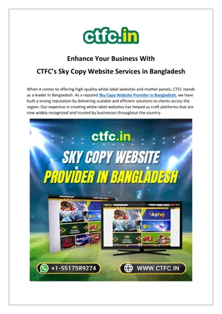 Sky Copy Website Provider in Bangladesh for White-Label Solutions