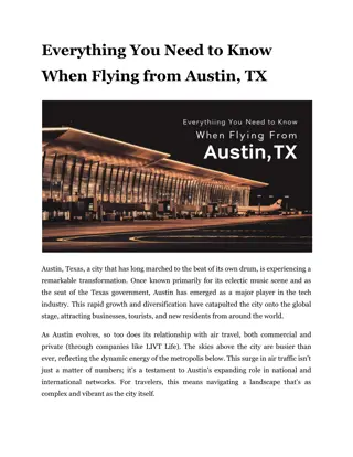 Everything You Need to Know When Flying from Austin, TX