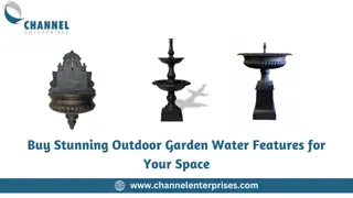 Buy Stunning Outdoor Garden Water Features for Your Space