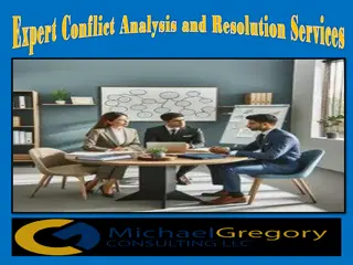 Expert Conflict Analysis and Resolution Services