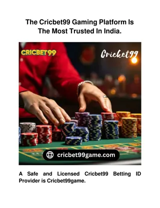 The Cricbet99 Gaming Platform Is The Most Trusted In India