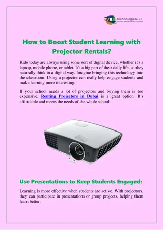 How to Boost Student Learning with Projector Rentals?