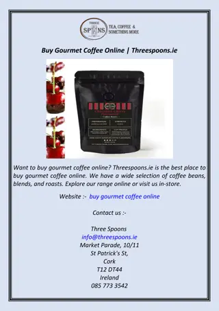 Buy Gourmet Coffee Online | Threespoons.ie