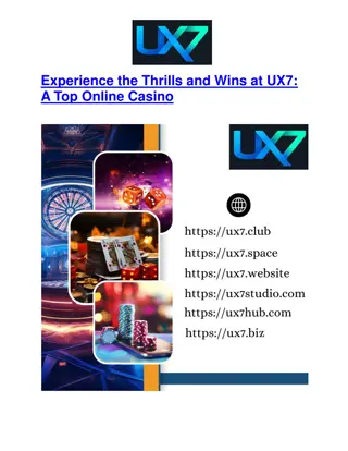 Experience the Thrills and Wins at UX7 A Top Online Casino