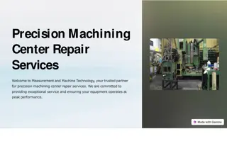 Expert Machining Center Repair Services