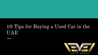 10 Tips for Buying a Used Car in the UAE