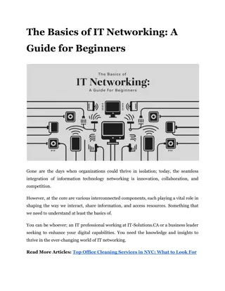 The Basics of IT Networking_ A Guide for Beginners