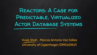 Reactor: A Case for Predictable, Virtualized Actor Database Systems