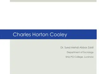 Charles Horton Cooley - Sociologist and Creator of the Looking Glass Self