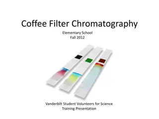 Coffee Filter Chromatography in Elementary School Science Presentation