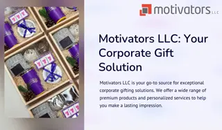 Motivators LLC Your Ultimate Solution for Corporate Gifts