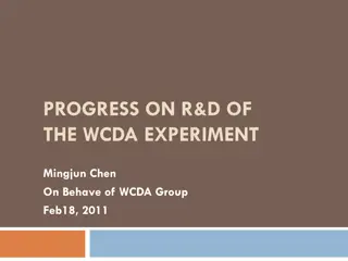 Progress on R&D of the WCDA Experiment