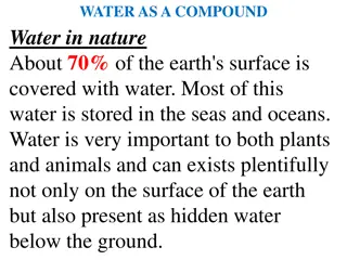 Water as a Compound: Essential Properties and Properties