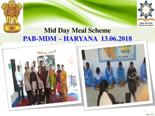 Mid-Day Meal Scheme Implementation Review in Haryana