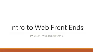 The Fundamentals of Web Front-End Development