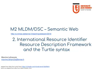 Overview of Semantic Web and RDF Concepts