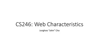 Understanding Web Characteristics for Building a Search Engine