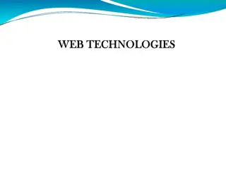 Web Technologies and Internet Standards