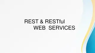 REST and RESTful Web Services