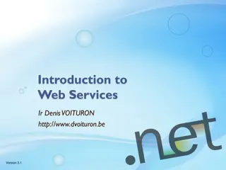 Introduction to Web Services by Denis Voituron