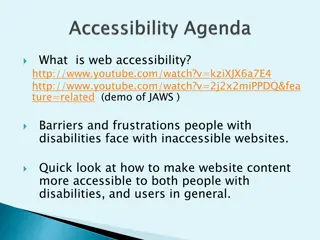 Understanding Web Accessibility and Inclusive Design