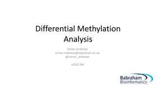 Strategies for Differential Methylation Analysis in Epigenetics Research