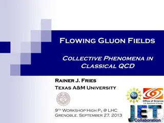 Flowing Gluon Fields and Color Glass Phenomena in QCD