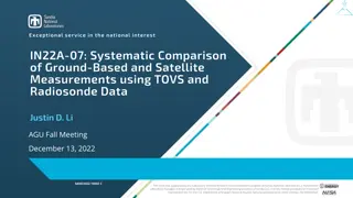 Systematic Comparison of Ground-Based and Satellite Measurements using TOVS and Radiosonde Data