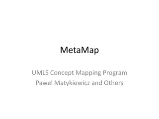 MetaMap: Overview of Concepts and Functionality