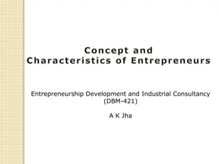 Entrepreneurs and Entrepreneurship Development