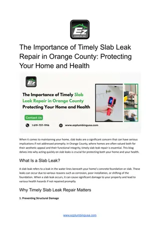 The Importance of Timely Slab Leak Repair in Orange County_ Protecting Your Home and Health