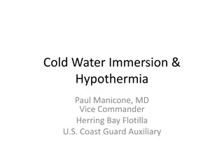 Survival Strategies and Risks in Cold Water Immersion and Hypothermia Scenarios