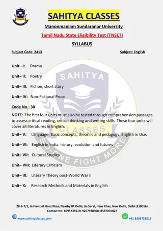 NTSET Syllabus 2024 Download PDF and Check Updated Exam Pattern