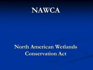 North American Wetlands Conservation Act (NAWCA) Overview