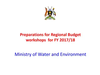 Strategic Focus on Water and Environment Sector Development