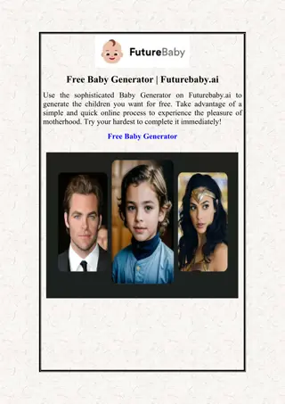 Free Baby Generator | Futurebaby.ai