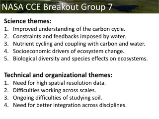 NASA CCE Breakout Group 7 Research Themes