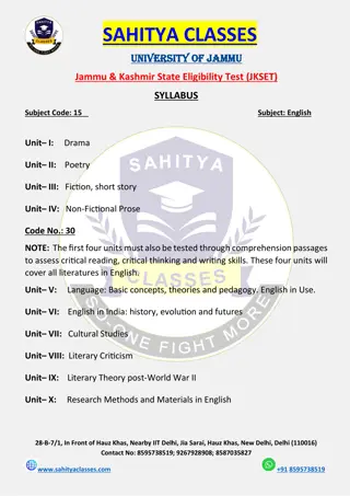 JKSET Syllabus 2024 Download PDF and Check Updated Exam Pattern