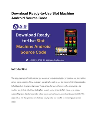 Download Ready-to-Use Slot Machine Android Source Code