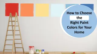 How to Choose the Right Paint Colors for Your Home